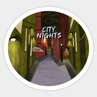 City Nights Sticker